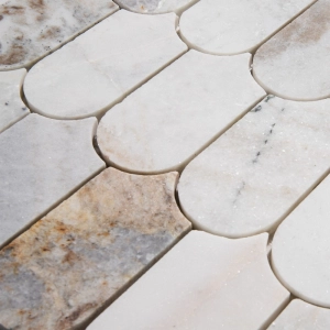 Pastilhas de Pedra Folhas (Mix de M&aacute;rmores)