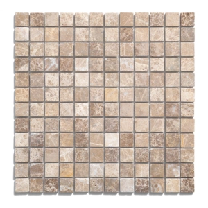Pastilhas de Pedra Quadrada (Mármore Emperador Light) Produto Pastilhas de Pedra Quadrada (Mármore Emperador Light)