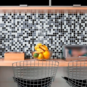 Pastilhas de Vidro Cristal Miscel&acirc;nea (Petr&oacute;leo)