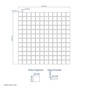 Produto Pastilhas de Vidro Cristal Puro (Lavanda)