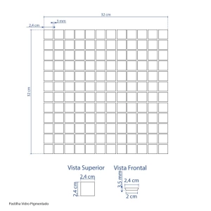 Pastilhas de Vidro Pigmentado (Petróleo) Produto Pastilhas de Vidro Pigmentado (Petróleo)
