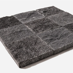 Pedra Hitam Bruta 10x10 cm - m&sup2;