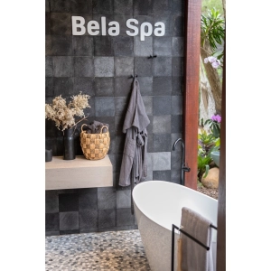 Pedra Hitam Lisa 20x20 cm - m&sup2;