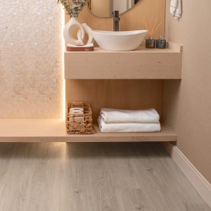 Piso Vin&iacute;lico em R&eacute;gua Click (Areia)