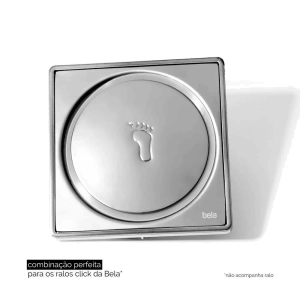 Porta Grelha 10x10 cm (Cromado)