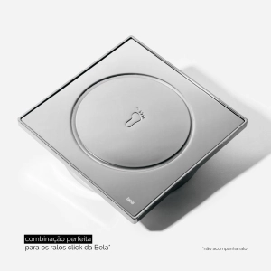 Porta Grelha 15x15 cm (Cromado)