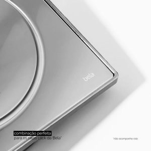 Porta Grelha 15x15 cm (Cromado)