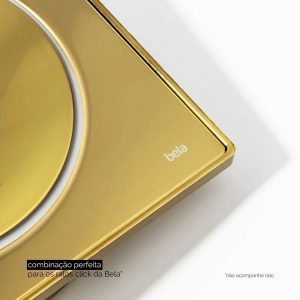 Porta Grelha 15x15 cm (Dourado)