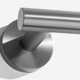 Porta Toalha de Banho Inox (Tarsila Grafite Fosco) - Outlet Produto Porta Toalha de Banho Inox (Tarsila Grafite Fosco) - Outlet