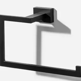 Produto Porta Toalha de Rosto (Mondrian Preto Fosco) - Outlet
