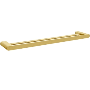 Porta Toalhas Duplo Inox (Picasso Ouro Fosco)