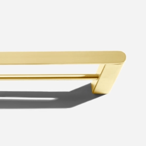 Porta Toalhas Duplo Inox (Picasso Ouro Fosco)