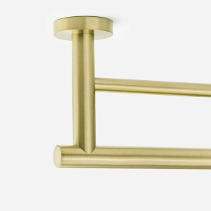 Porta Toalhas Duplo Inox (Tarsila Ouro Fosco)