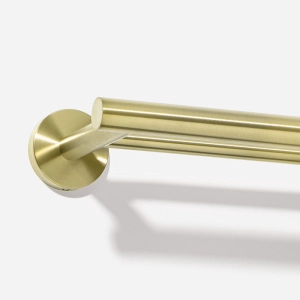 Porta Toalhas Duplo Inox (Tarsila Ouro Fosco)