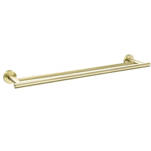 Porta Toalhas Duplo Inox (Tarsila Ouro Fosco)