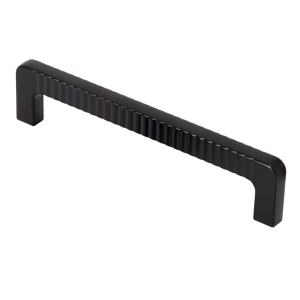 Puxador para Móvel Alça Sobrepor 128 mm Zamac (Petra Preto Fosco)