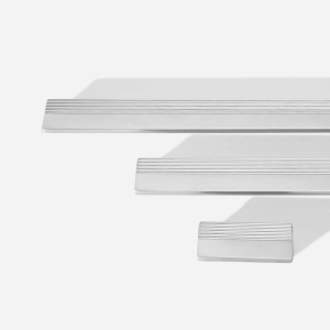 Puxador para M&oacute;vel Al&ccedil;a Sobrepor 192 mm Zamac (Troia Escovado) - Outlet