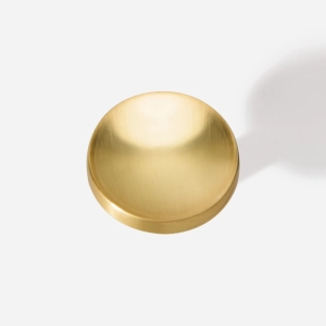 Puxador para Móvel Ponto Zamac (Cartago Dourado Fosco) - Outlet