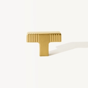 Puxador para M&oacute;vel Ponto Zamac (Petra Dourado Fosco)