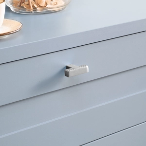 Puxador para Móvel Ponto Zamac (Petra Escovado)