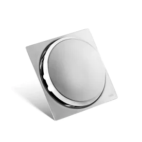 Produto Ralo Click Inteligente de Banheiro 10x10 cm (Inox Espelhado) - Outlet