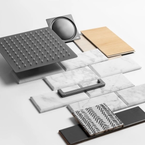 Ralo Click Inteligente de Banheiro 10x10 cm (Inox Grafite Fosco)