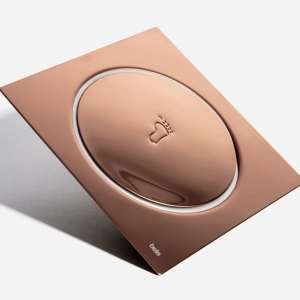 Ralo Click Inteligente de Banheiro 15x15 cm (Inox Ros&eacute; Gold) - Outlet