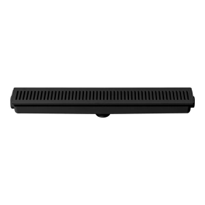 Ralo Linear Sequencial com Grelha 7x52 cm (Preto)