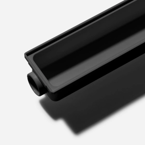 Ralo Linear Sequencial com Grelha 7x52 cm (Preto)