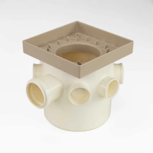 Ralo Oculto Invis&iacute;vel com Encaixe Universal (Bege)