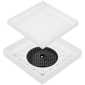 Ralo Oculto Invis&iacute;vel com Encaixe Universal (Branco)