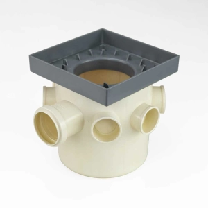 Ralo Oculto Invis&iacute;vel com Encaixe Universal (Cinza)