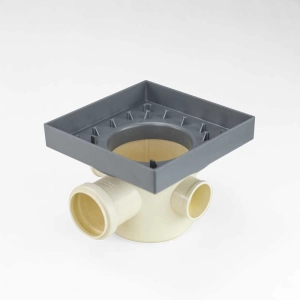 Ralo Oculto Invis&iacute;vel com Encaixe Universal (Cinza)