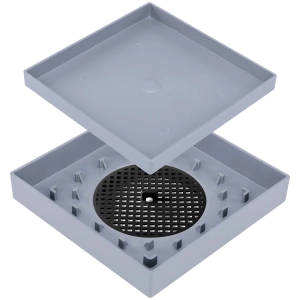 Ralo Oculto Invisível com Encaixe Universal (Platina)