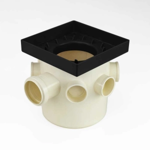 Ralo Oculto Invisível com Encaixe Universal (Preto)