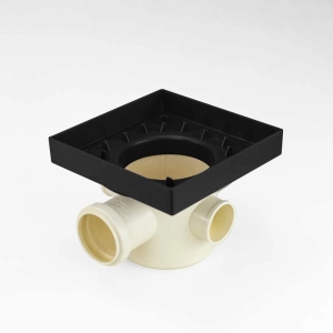 Ralo Oculto Invisível com Encaixe Universal (Preto)