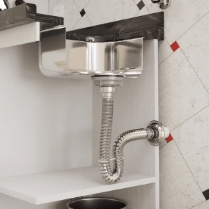 Sif&atilde;o Extens&iacute;vel Universal Blukit (Cromado)