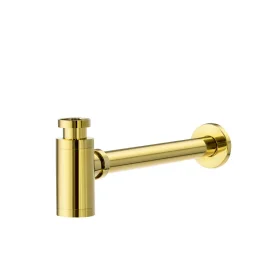 Sifão Metálico com Copo para Banheiro (Line Dourado) - Outlet Produto Sifão Metálico com Copo para Banheiro (Line Dourado) - Outlet