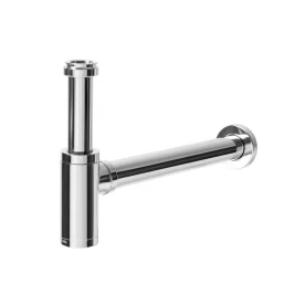 Sifão de Inox com Copo para Banheiro (Gran Cromado) - Outlet Produto Sifão de Inox com Copo para Banheiro (Gran Cromado) - Outlet
