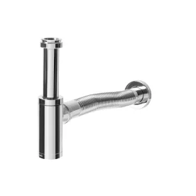 Produto Sifão de Inox Flexível com Copo para Banheiro (Gran Cromado) - Outlet