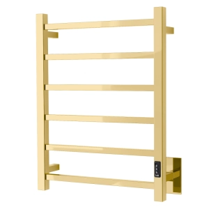 Produto Toalheiro Térmico 6 Barras Quadrado (Bardi Dourado)