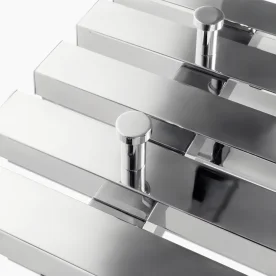 Toalheiro Térmico Inox Vertical Quadrado (Torres Cromado) Produto Toalheiro Térmico Inox Vertical Quadrado (Torres Cromado)