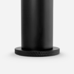 Torneira Alta de &Aacute;gua Fria para Banheiro (Murat Preta Fosca)