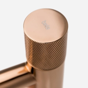 Torneira Baixa de &Aacute;gua Fria para Banheiro (Murat Ros&eacute; Gold)