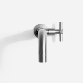 Produto Torneira de Parede para Banheiro Inox (Alva Escovada)