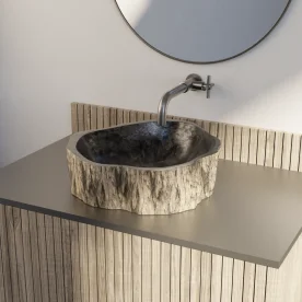 Torneira de Parede para Banheiro Inox (Alva Grafite Fosca) Produto Torneira de Parede para Banheiro Inox (Alva Grafite Fosca)