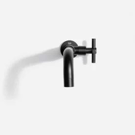 Torneira de Parede para Banheiro (Alva Preta Fosca) - Outlet Produto Torneira de Parede para Banheiro (Alva Preta Fosca) - Outlet