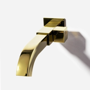 Torneira de Parede para Banheiro (Tay Dourada)