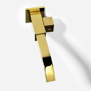 Torneira de Parede para Banheiro (Tay Dourada)