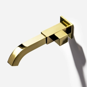 Torneira de Parede para Banheiro (Tay Dourada)